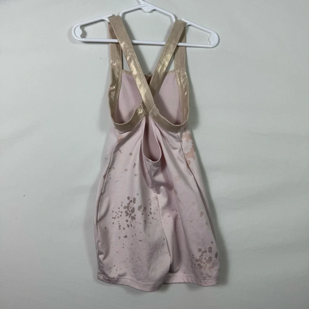 Justice Pink and Gold Jumpsuit Girls Size S